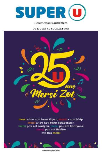 Catalogue Super U - 12/06/2025 - 08/07/2025.
