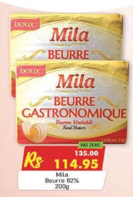 Mila Beurre 82% 200g