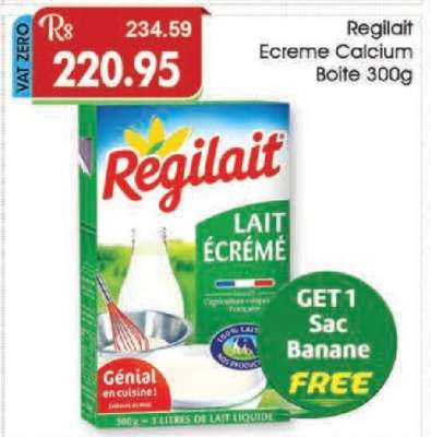 Regilait Ecreme Calcium Boite 300g