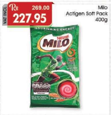 MILO ACTIGEN SOFT PACK 400G