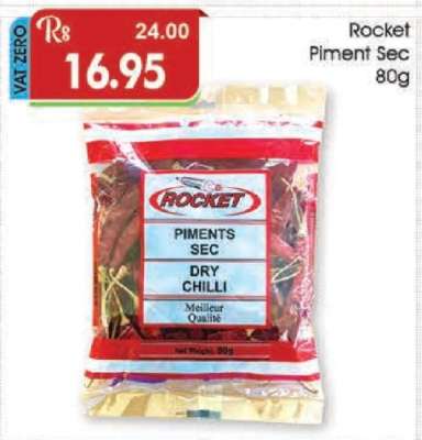 Rocket Piment Sec 80g