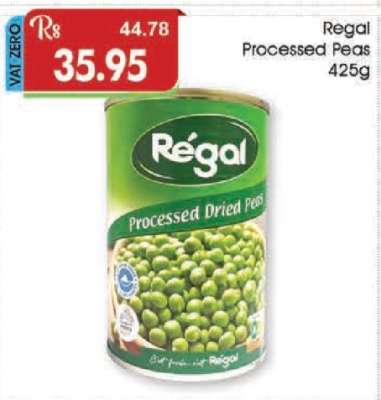 REGAL PROCESSED PEAS 425G