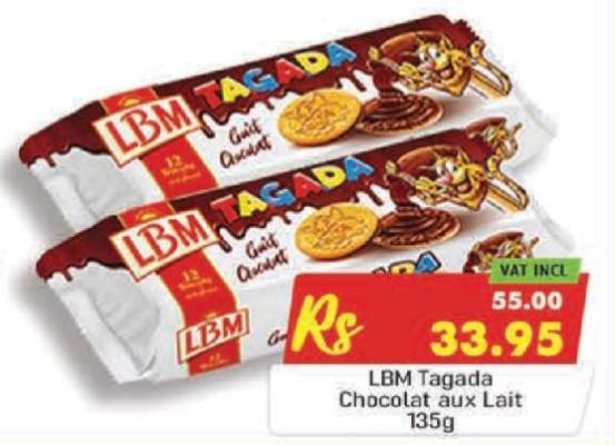 LBM Tagada Chocolat aux Lait 135g