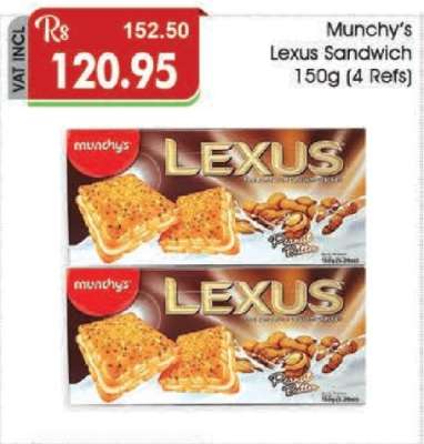 Munchy's Lexus Sandwich
