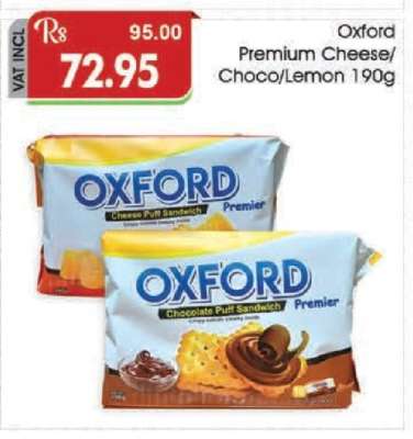 Oxford Premium Cheese/Choco/Lemon 190g