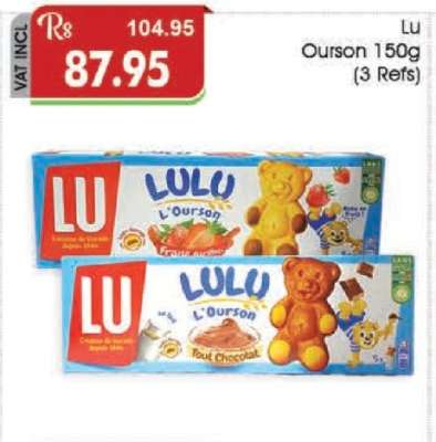 Lu Ourson 150g (3 Refs)