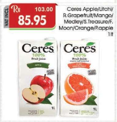 Ceres 100% Fruit Juice