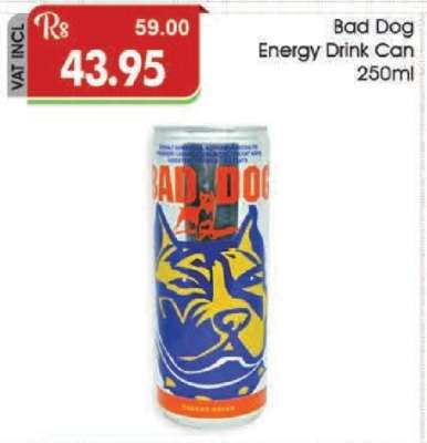 Bad Dog Energy Drink Can 250ml