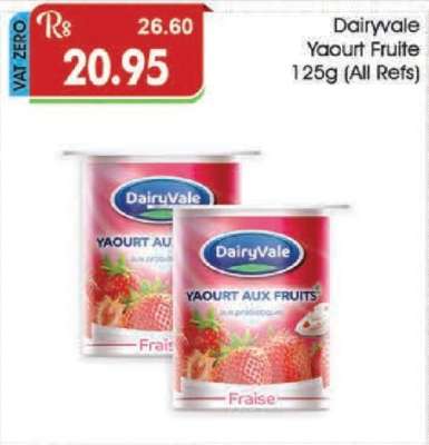 Dairyvale Yaourt Fruite 125g (All Refs)