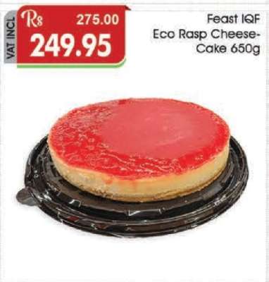 Feast IQF Eco Rasp Cheese-Cake 650g