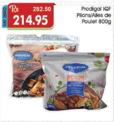 Prodigal IQF Pilons/Ailes de Poulet 800g