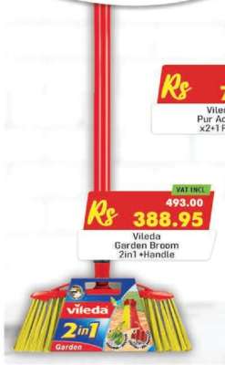 Vileda Garden Broom 2in1 + Handle