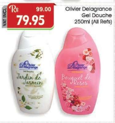 Olivier Delagrance Gel Douche 250ml (All Refs)
