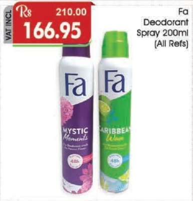 Fa Deodorant Spray 200ml (All Refs)