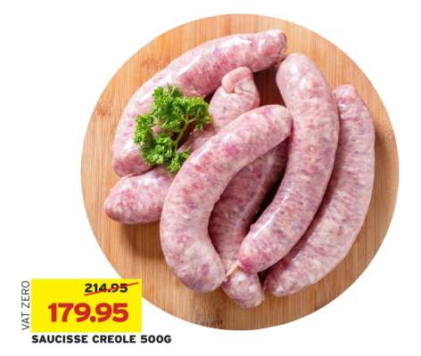 SAUCISSE CREOLE 500G