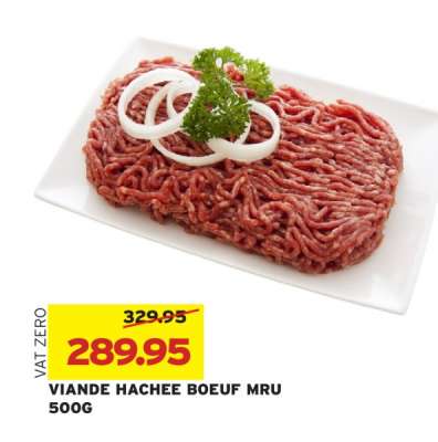 VIANDE HACHEE BOEUF MRU 500G