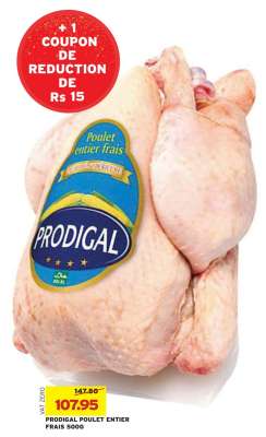 PRODIGAL POULET ENTIER FRAIS 500G