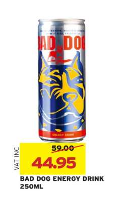 BAD DOG ENERGY DRINK