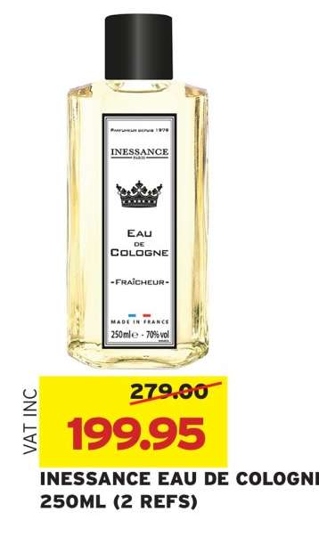 INESSANCE EAU DE COLOGNE