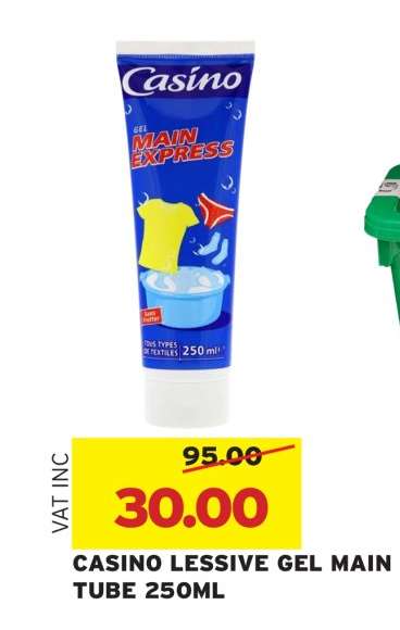 CASINO LESSIVE GEL MAIN TUBE 250ML
