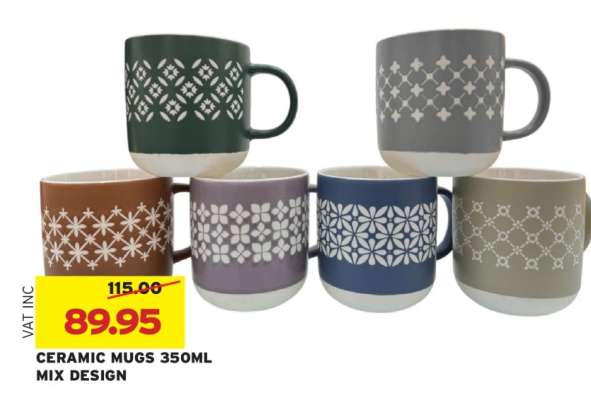 CERAMIC MUGS 350ML