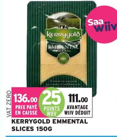 KERRYGOLD EMMENTAL SLICES 150G