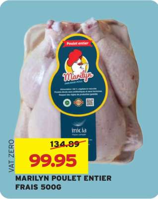 MARILYN POULET ENTIER FRAIS 500G
