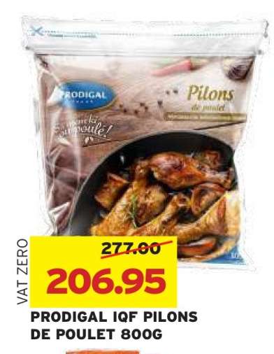 PRODIGAL IQF PILONS DE POULET 800G