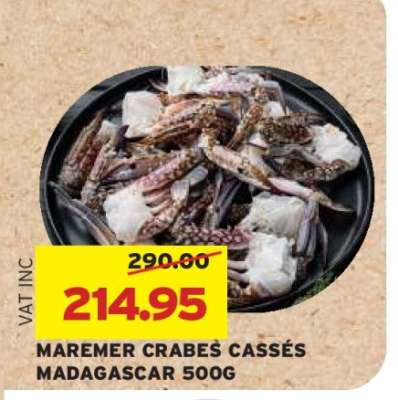 MAREMER CRABES CASSÉS MADAGASCAR 500G