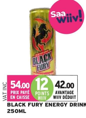BLACK FURY ENERGY DRINK 250ML