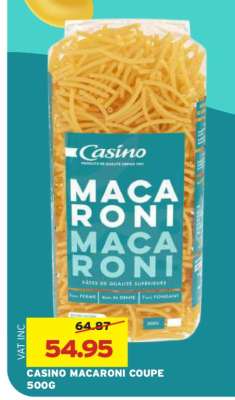 CASINO MACARONI COUPE 500G