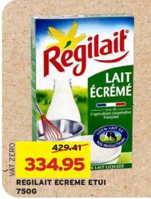 REGILAIT ECREME ETUI 750G