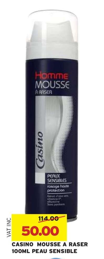 CASINO MOUSSE A RASER