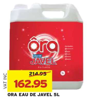 ORA EAU DE JAVEL 5L
