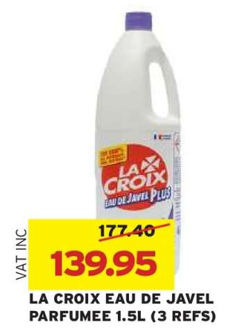 LA CROIX EAU DE JAVEL PARFUMEE 1.5L (3 REFS)