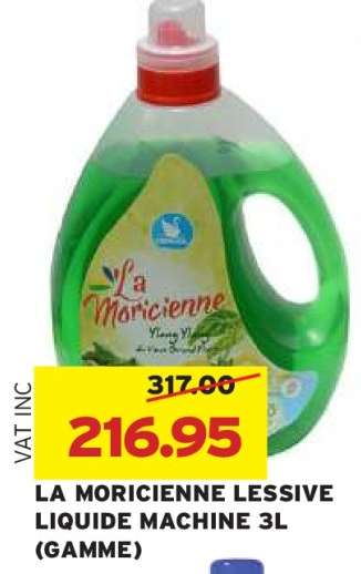 LA MORICIENNE LESSIVE LIQUIDE MACHINE 3L (GAMME)
