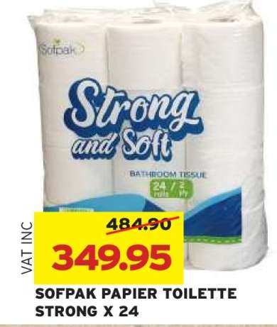SOFPAK PAPIER TOILETTE STRONG X 24