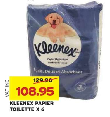 KLEENEX PAPIER TOILETTE X 6