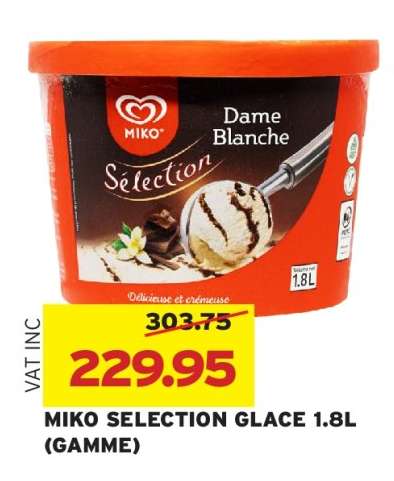 MIKO SELECTION GLACE 1.8L (GAMME)