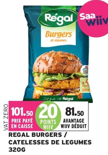REGAL BURGERS / CATELESSES DE LEGUMES 320G
