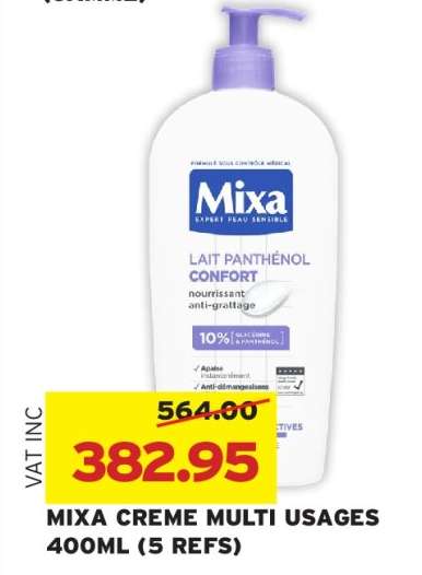 MIXA CREME MULTI USAGES 400ML (5 REFS)