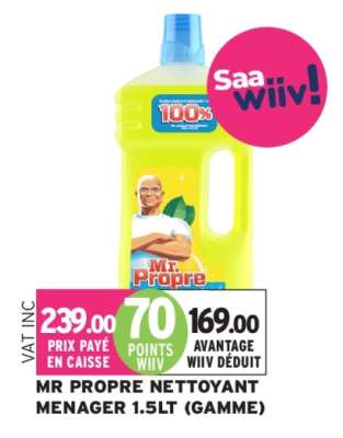 MR PROPRE NETTOYANT MENAGER 1.5LT (GAMME)