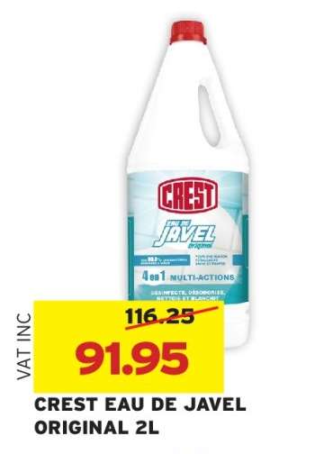 CREST EAU DE JAVEL ORIGINAL 2L