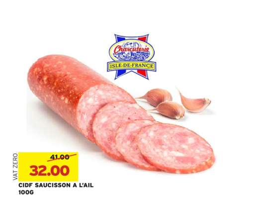 CIDF SAUCISSON A L'AIL