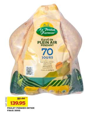 POULET FERMIER ENTIER