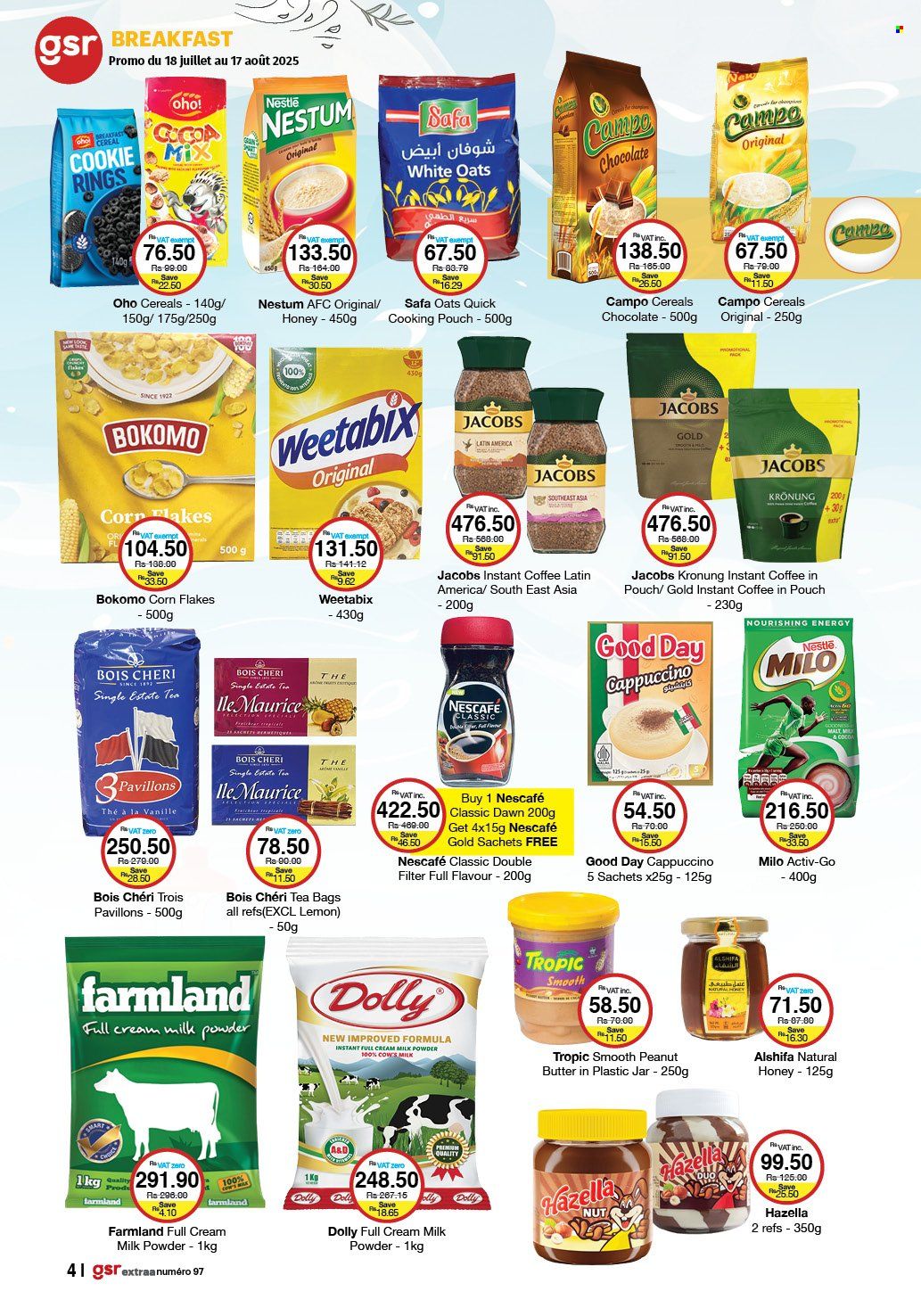 Catalogue GSR - 01/07/2025 - 31/07/2025. Page 4