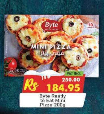 Byte Ready To Eat Mini Pizza 200g