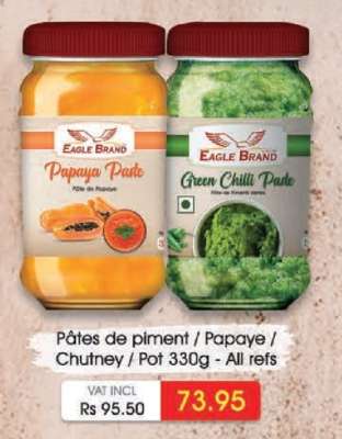 Eagle Brand Papaya and Green Chilli Paste