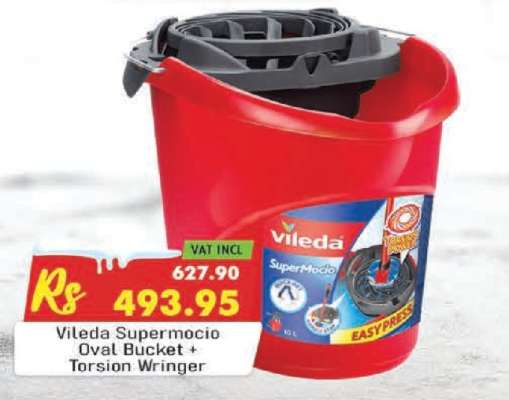 Vileda Supermocio Oval Bucket + Torsion Wringer