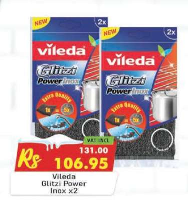 Vileda Glitzi Power Inox x2